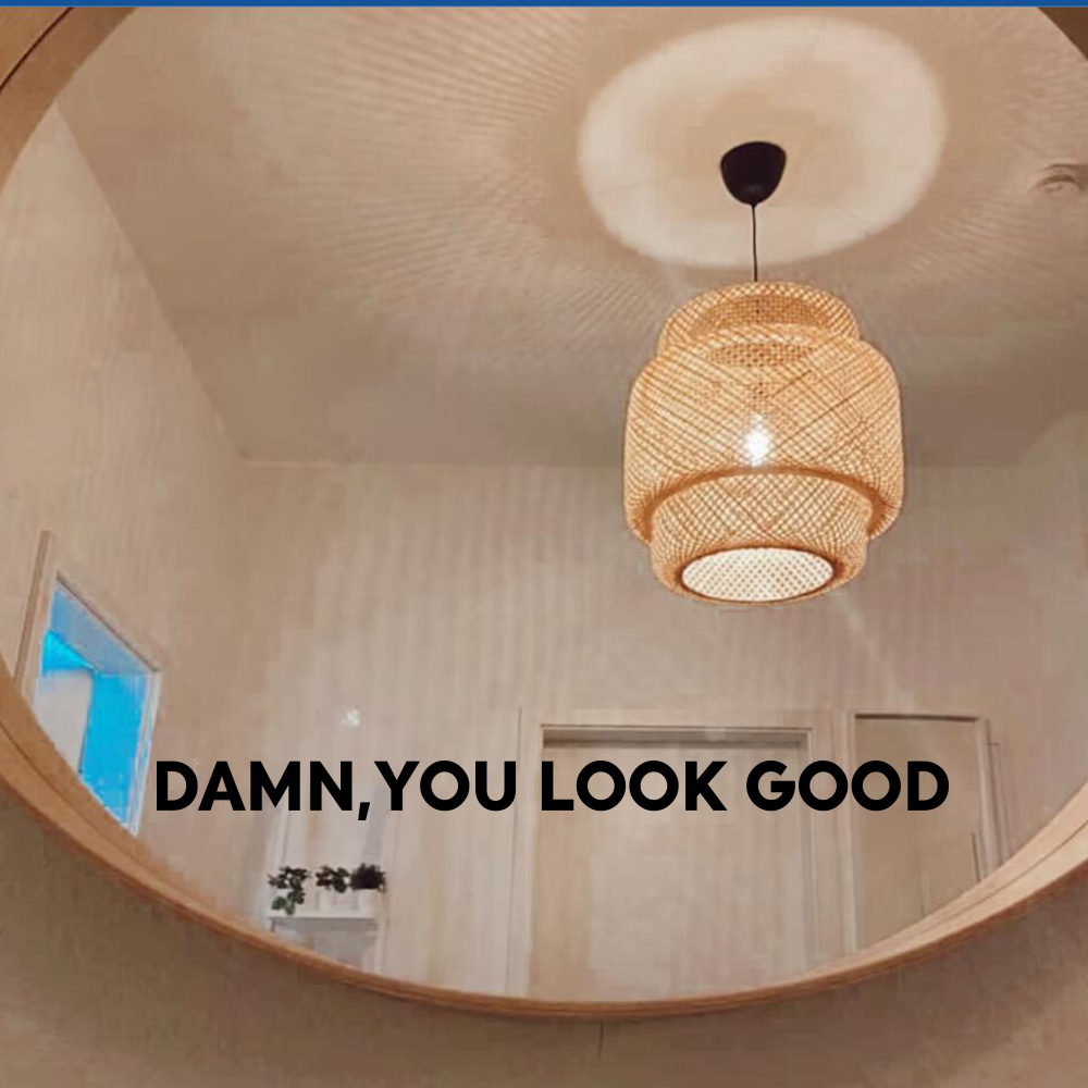 Home Goods Bathroom Mirrors - You Look Good Dainty Mirror Sticker