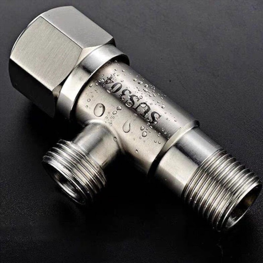 Home Bathroom Water Heater - Stainless Steel Hot Cold Inlet Valve