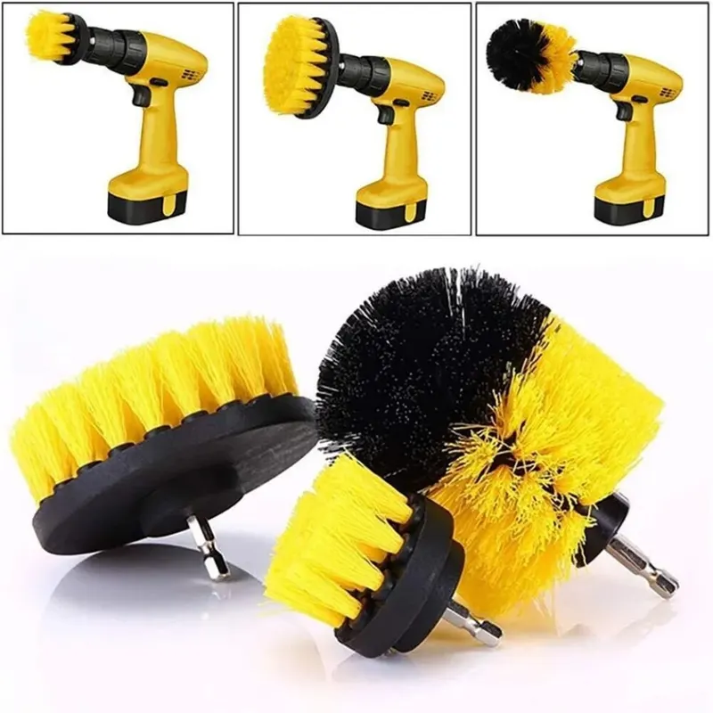 Home Bathroom Cleaner - 3 pcs/set drill brush set power