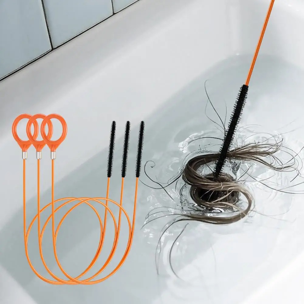 Home Bathroom Cleaner - Ultra Long Stainless Steel Drain Pipe