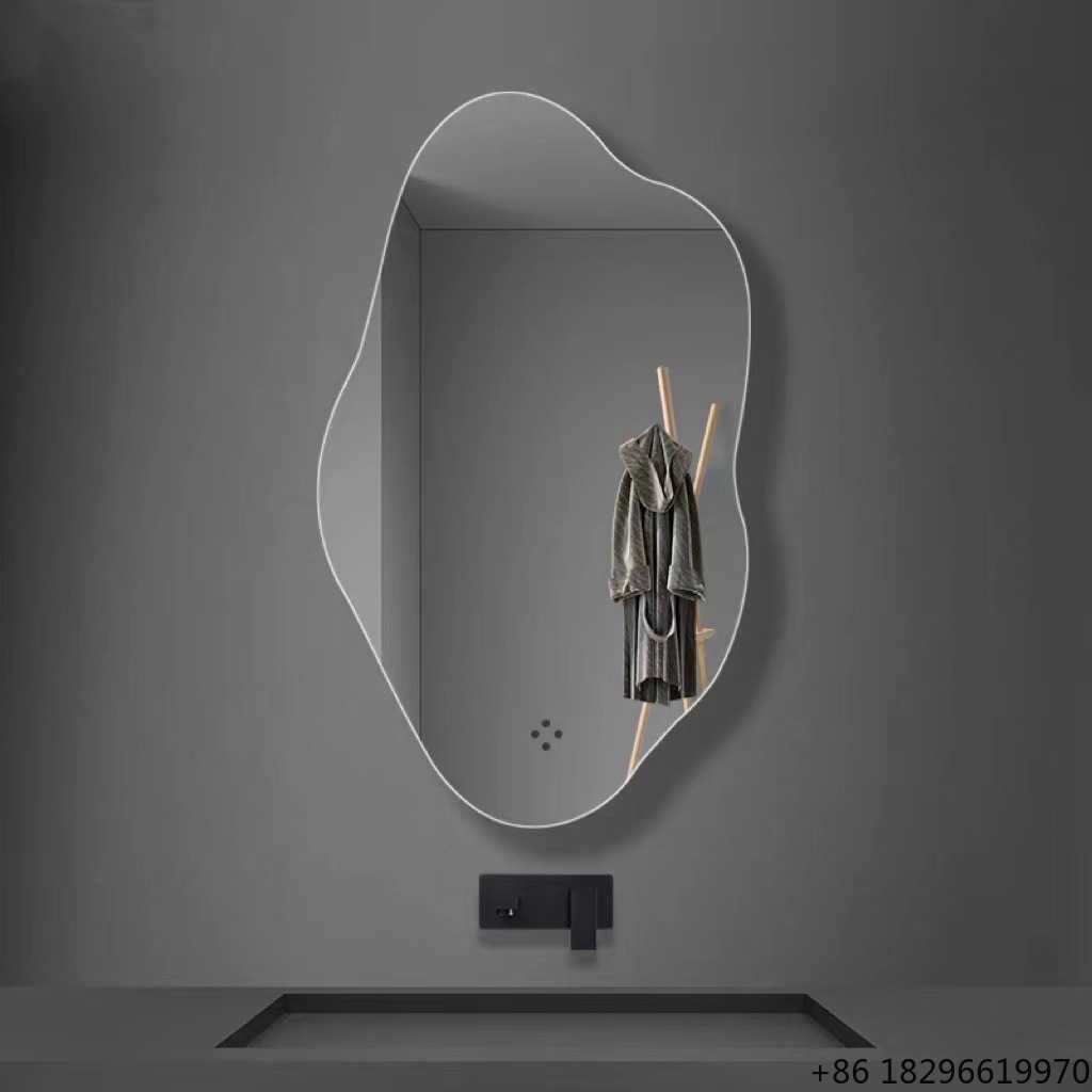 Home Goods Bathroom Mirrors - Irregular Bathroom Wall Mirror Art Decor
