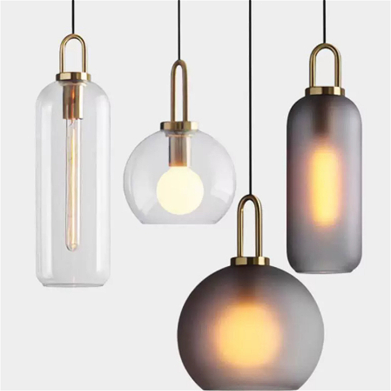 Nordic Glass Art Design Black  - Home Bathroom Lighting Design review and price