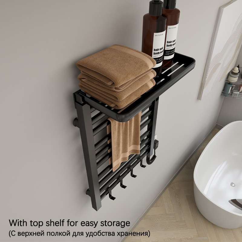 Bathroom Electric Heated Towel - Home Bathroom Shelf review and price