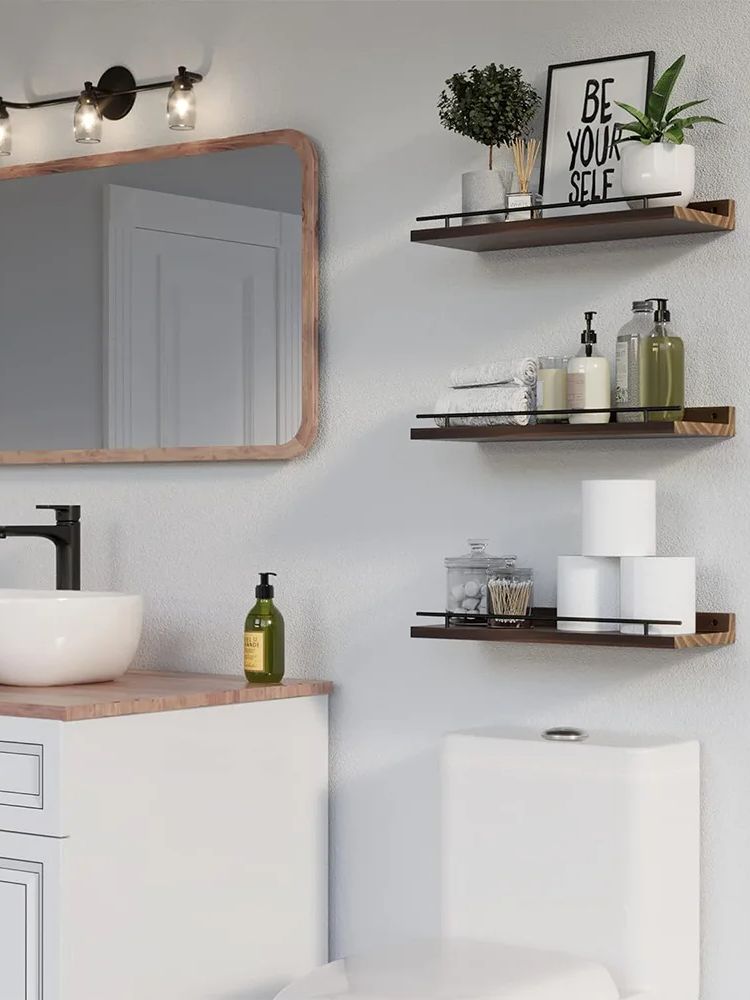 Wooden Storage Rack Bathroom K - Home Bathroom Shelf review and price
