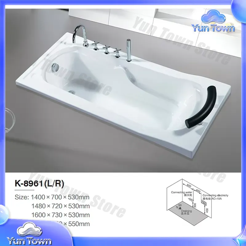Single Soaking Hot Tub for Hom - Home Bathroom Jacuzzi Tub review and price