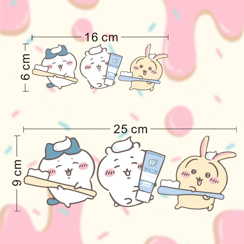 Hot Chiikawa Mirror Stickers S - Home Bathroom Model review and price