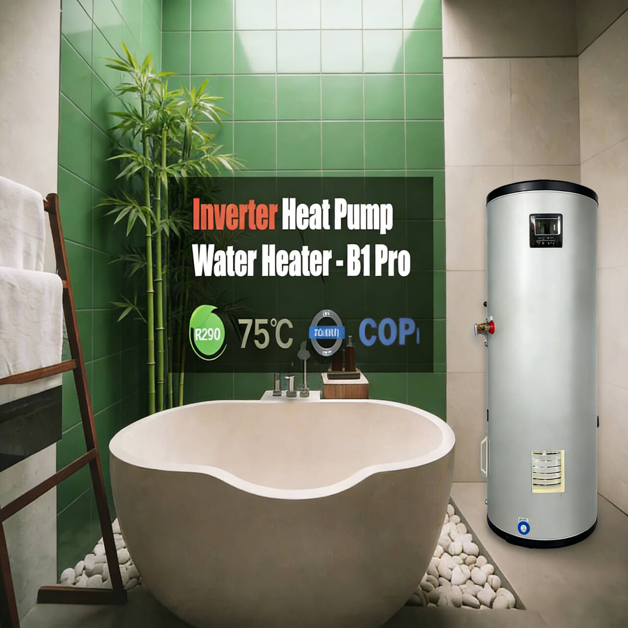 200L All-in-One Heat Pump Wate - Home Bathroom Water Heater review and price