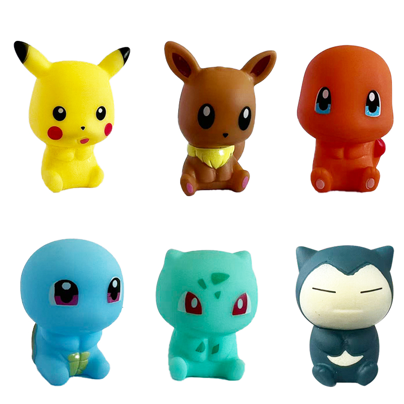 6Pcs Pokemon Bath Toys Pikachu - Home Bathroom Model review and price