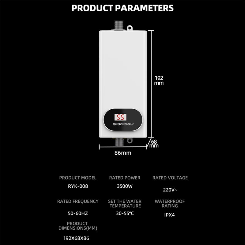 [UPUP]For Bathroom Shower Home - Home Bathroom Water Heater review and price