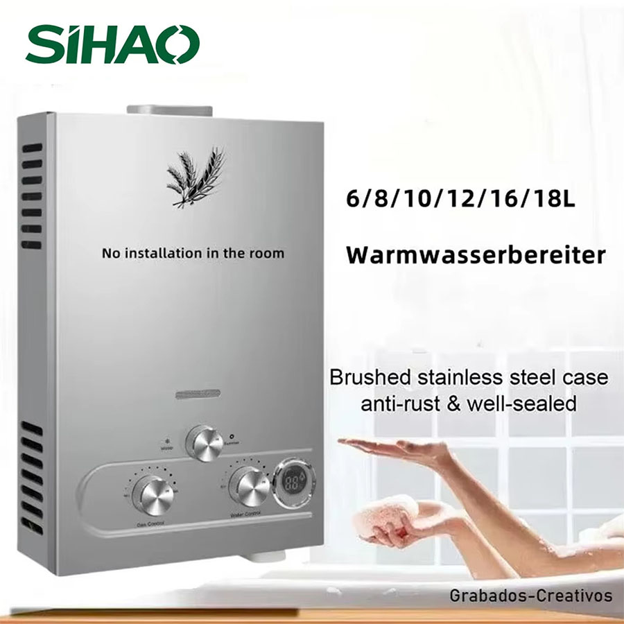 SIHAO 12L 16L 18L GPM LPG Gas  - Home Bathroom Water Heater review and price