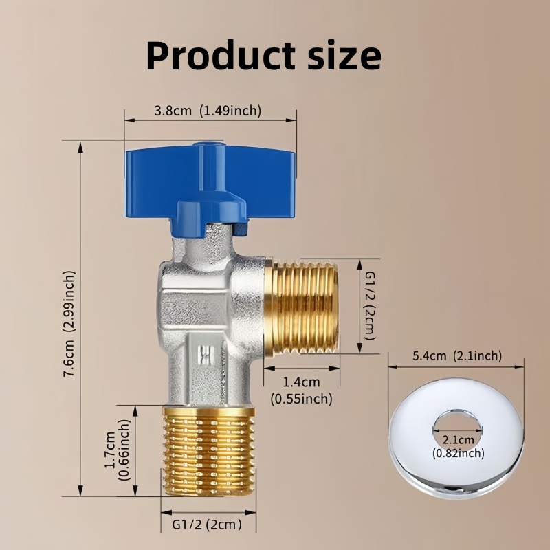 Large Flow Bathroom Brass Angl - Home Bathroom Water Heater review and price