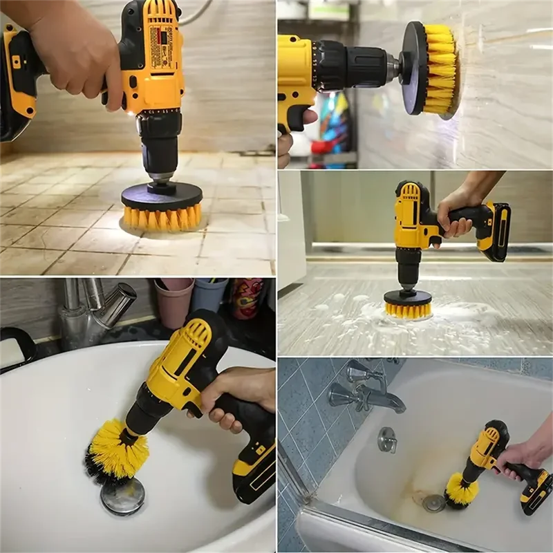 3 pcs/set drill brush set powe - Home Bathroom Cleaner review and price