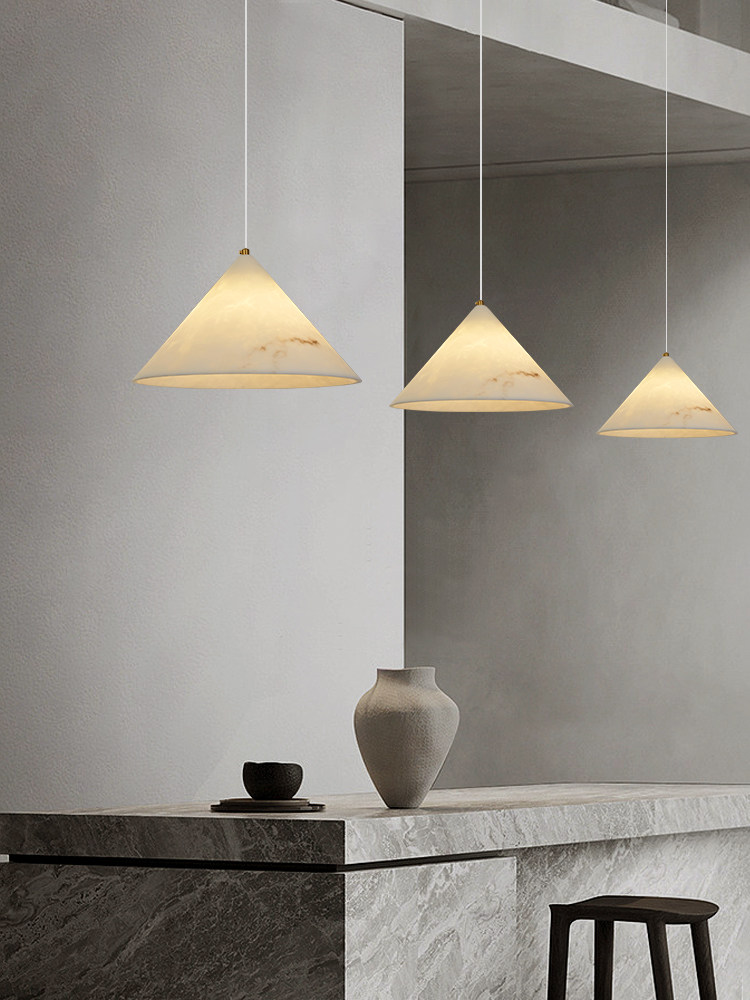 Modern Natural Stone Pendant L - Home Bathroom Lighting Design review and price