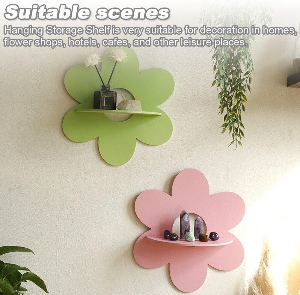 Flower Shape Wall Storage Hold - Home Bathroom Shelf review and price