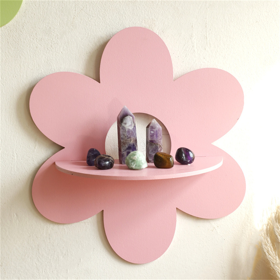 Flower Shape Wall Storage Hold - Home Bathroom Shelf review and price