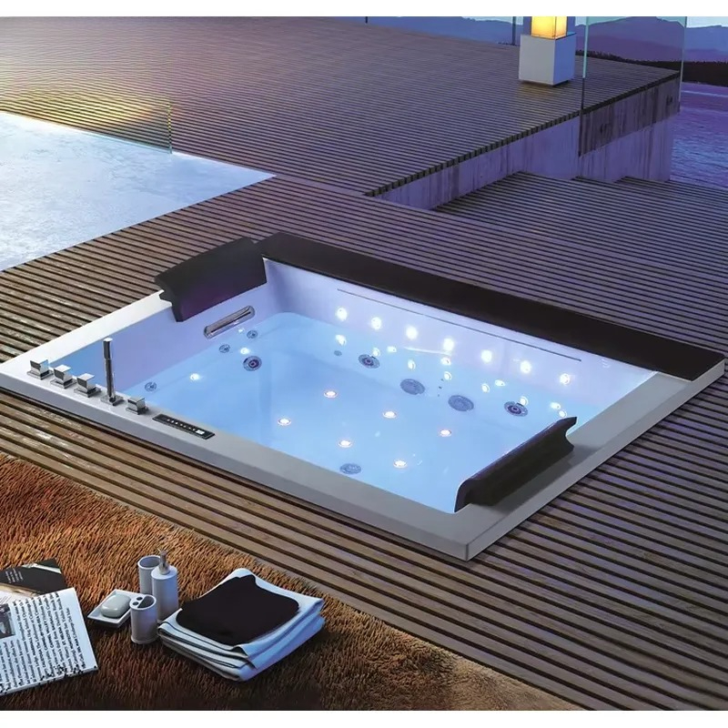 Double Bath Jacuzzi with Digit - Home Bathroom Jacuzzi Tub review and price