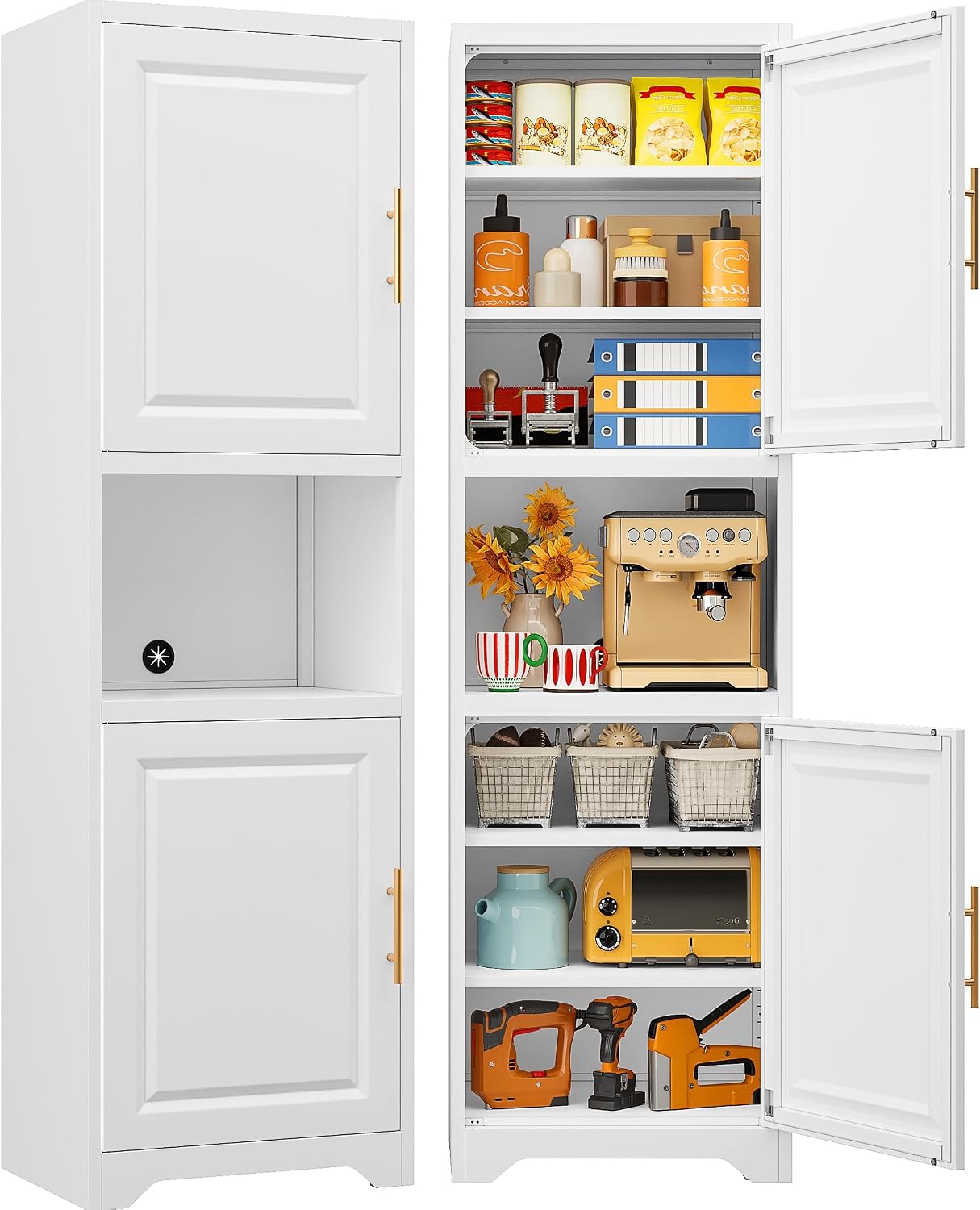 67 Inch Tall Narrow Storage Ca - Home Bathroom Shelf review and price