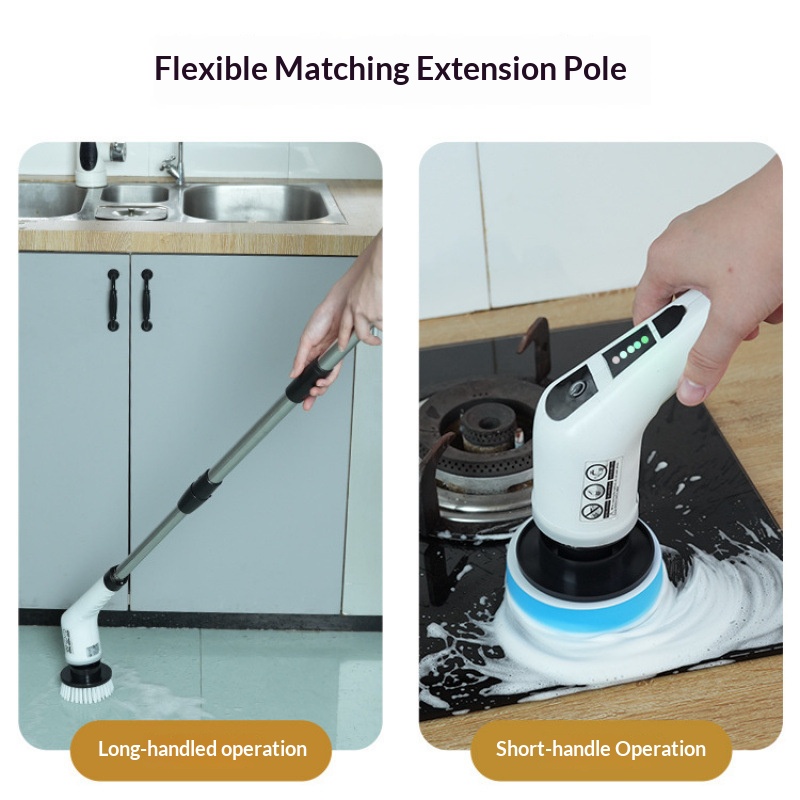 HOMEFISH Cordless Spin Scrubbe - Home Bathroom Cleaner review and price