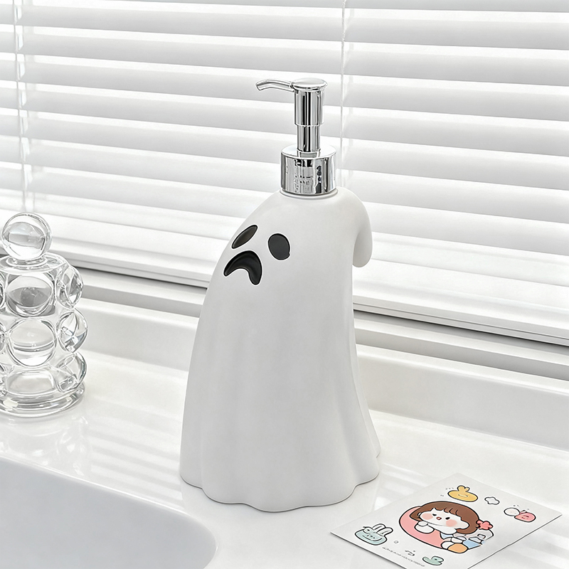 Creative Ghost Soap Bottle Pre - Home Bathroom Model review and price
