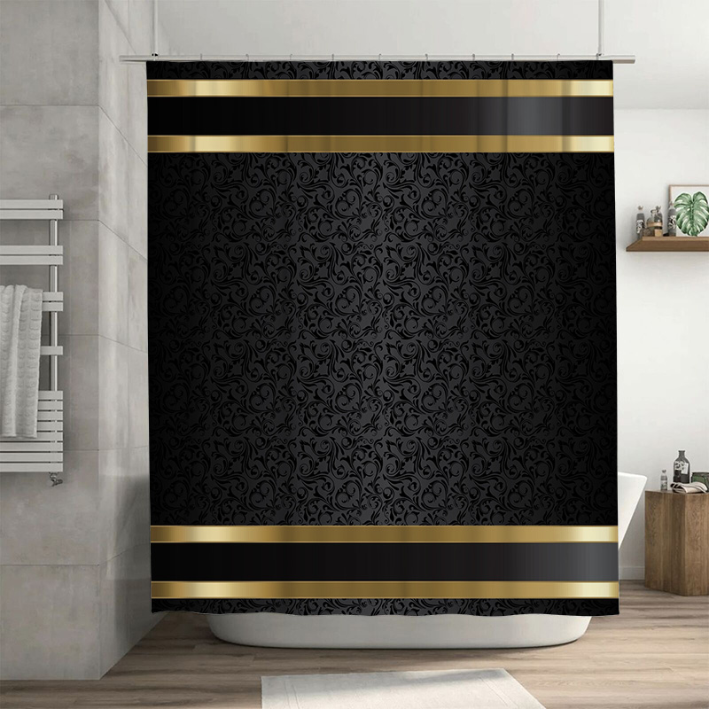 Luxury Black & Gold Bathroom S - Zara Home Bathroom Mat review and price