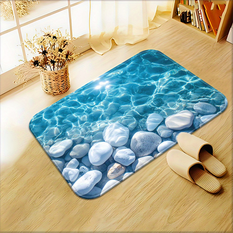 VIKAMATransparent waterstone b - Zara Home Bathroom Mat review and price