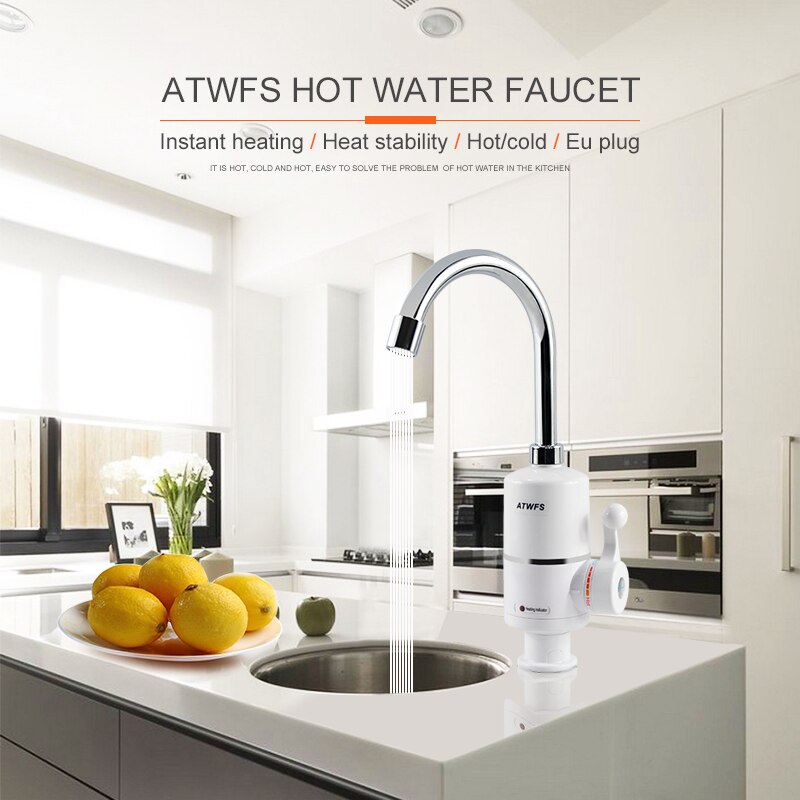 ATWFS Tankless Electric Newest - Home Bathroom Water Heater review and price