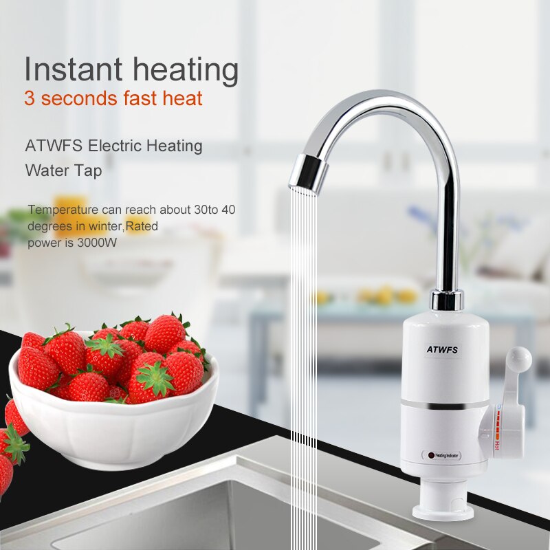 ATWFS Tankless Electric Newest - Home Bathroom Water Heater review and price