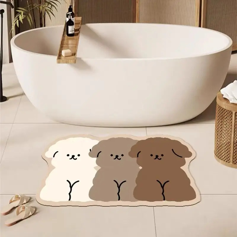 VIKAMA cute dog shaped bathroo - Zara Home Bathroom Mat review and price