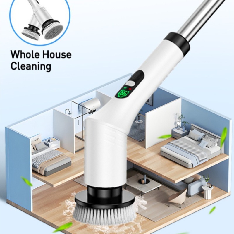 Electric Spin Scrubber 9 in 1  - Home Bathroom Cleaner review and price