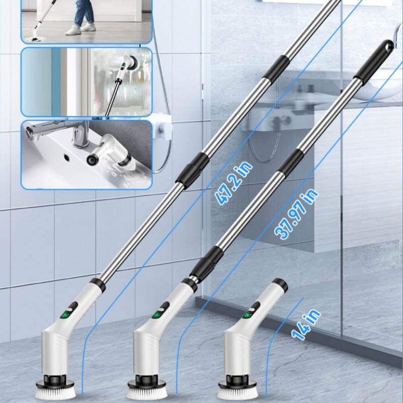 Electric Spin Scrubber 9 in 1  - Home Bathroom Cleaner review and price