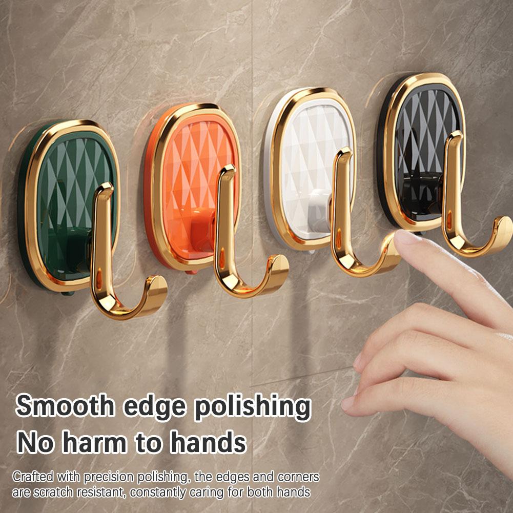 1/2/4/5/10pcs Strong Adhesive  - Home Bathroom Shelf review and price