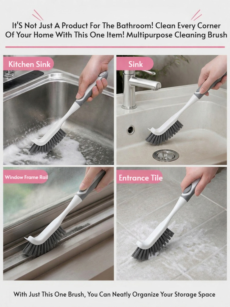 Scrub Brush Set with Hard Bris - Home Bathroom Cleaner review and price